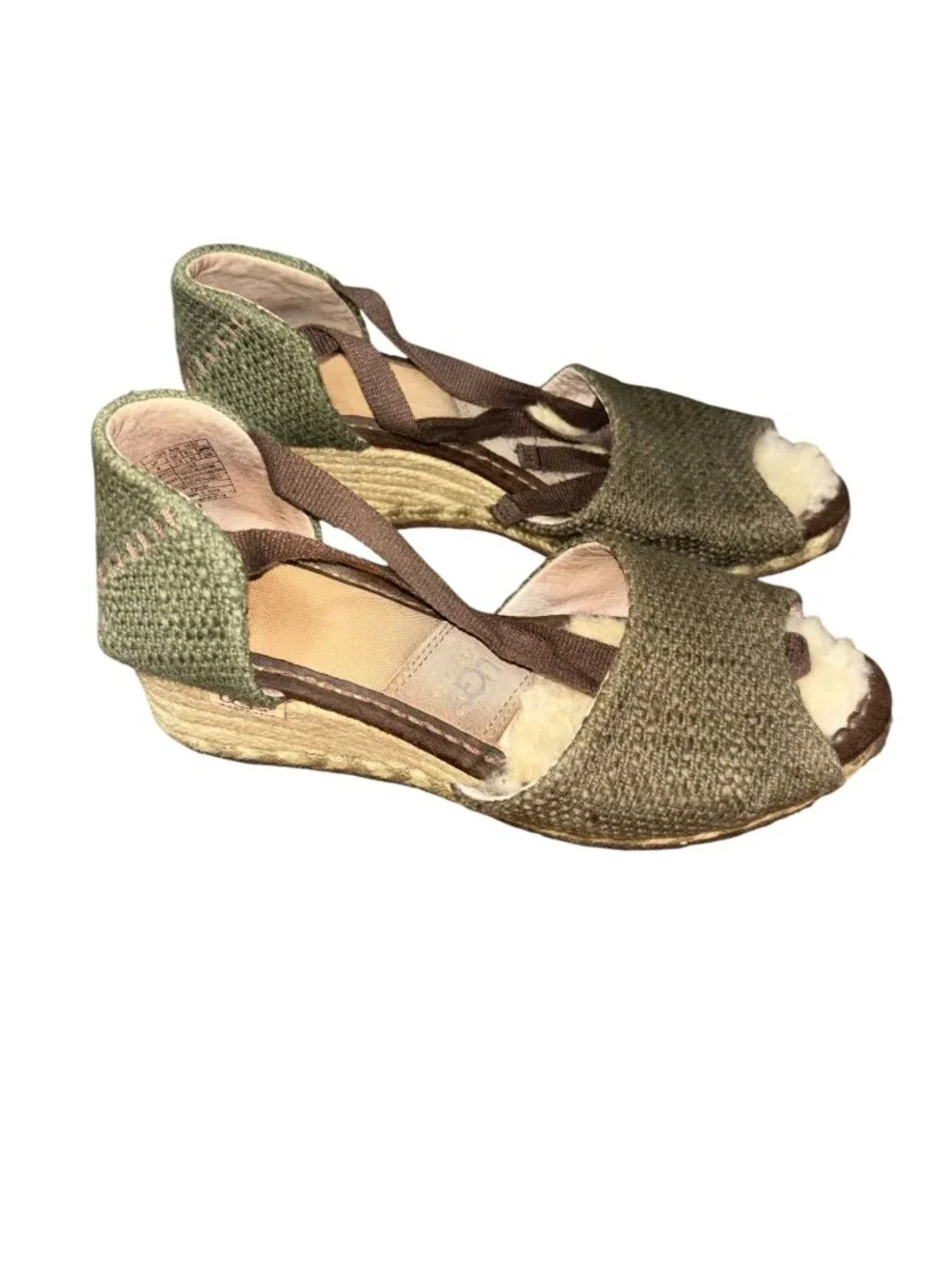 Ugg Australia Olive Espadrilles Size 8